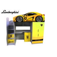 Кровать-чердак машинка Lamborghini, Viorina-Deko